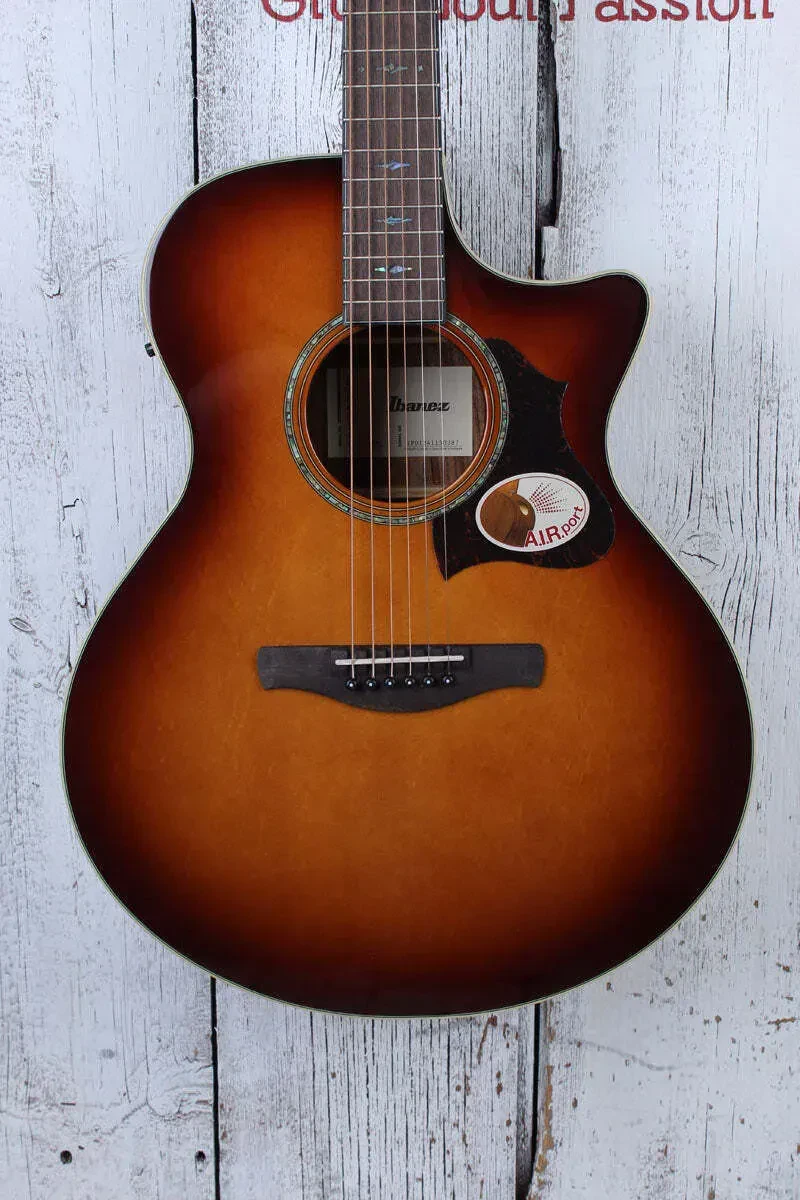 Б/У Электроакустическая гитара Ibanez AE160 Solid Sitka Spruce Top, 25", 20 ладов, с вырезом, AEQ-TP2 Preamp, Vintage Mahogany Sunburst (глянец)