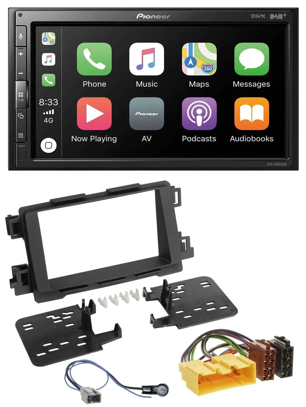 Pioneer USB MP3 DAB 2DIN Bluetooth Autoradio für Mazda 6 2013 2015 CX-5 ab 2012