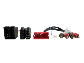 Aktivsystemadapter ISO Adapter 2/4 Kanal Cinch Mini-ISO für Audi A2 A3 A4 A6 A8