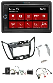 Blaupunkt TMC USB Lenkrad Bluetooth DAB 2DIN Navigation für Ford C-Max Kuga Klav