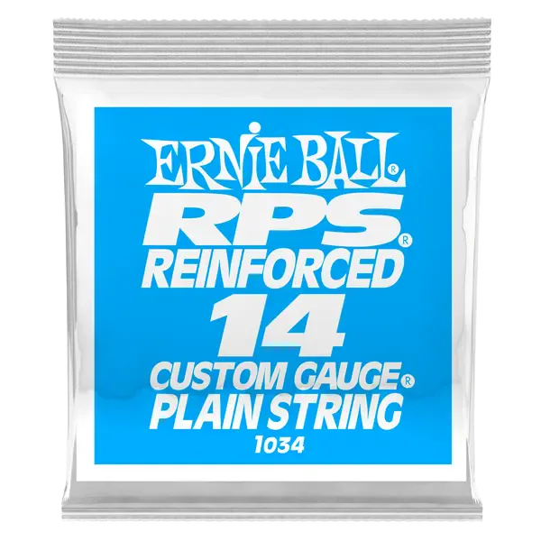 Струна для акустической и электрогитары Ernie Ball P01034, сталь, калибр 14