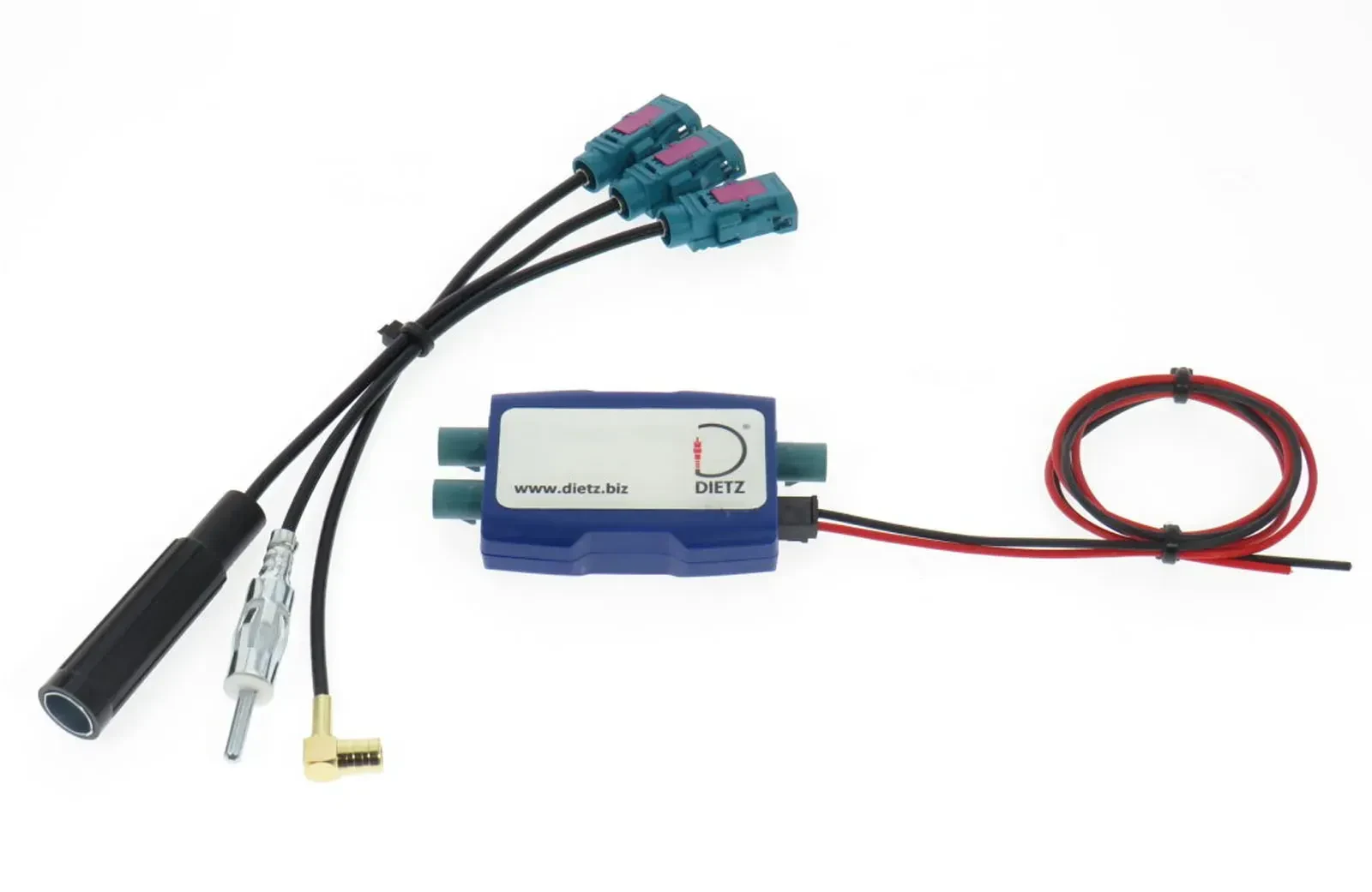 Dietz DZ_2736_08 DAB+ UKW Premium-Aktivsplitter Phantomspeisung SMB DIN