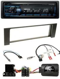 Alpine USB Bluetooth DAB Lenkrad Autoradio für Audi A4 2000-2004 ISO