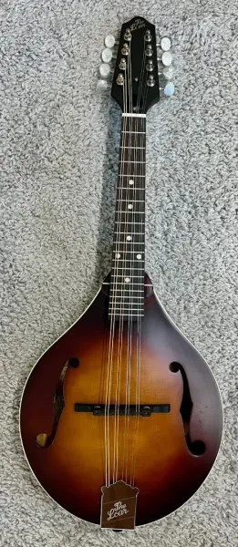 The Loar Model LM-110-BRB Honey Creek Hand-Carved A-Style Mandolin in Brownburst