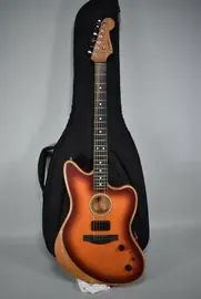 Электроакустическая гитара Fender Acoustasonic Jazzmaster Tobacco Sunburst w/gigbag USA 2022