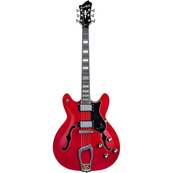 Электрогитара полуакустическая Hagstrom Viking Transparent Cherry E Gitarre NEU