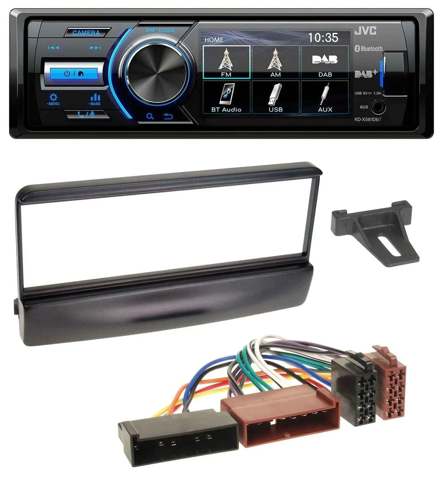 JVC Bluetooth MP3 USB DAB Autoradio für Ford Cougar Escort Fiesta Focus 95-04 sc