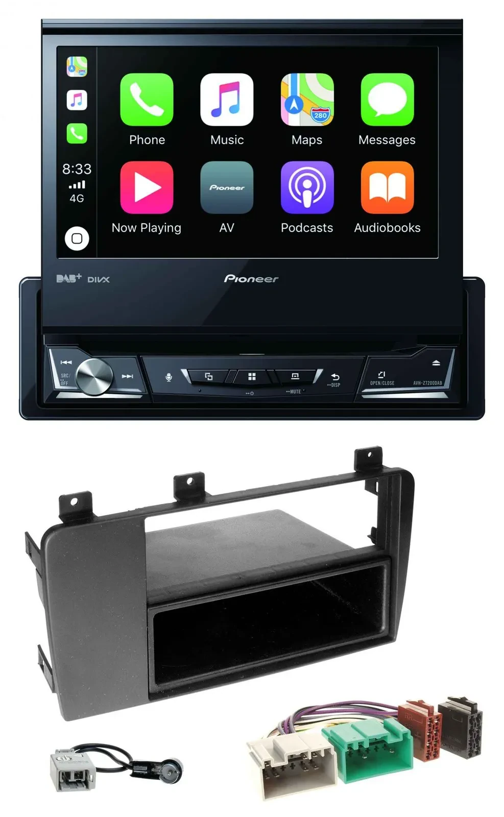 Pioneer DVD Bluetooth DAB USB MP3 Autoradio für Volvo S60, V70, XC70 (04-09)