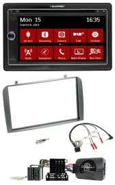 Blaupunkt 2DIN USB DAB Lenkrad Bluetooth TMC Navigation für Alfa Romeo GT 147 07