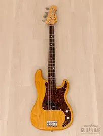 Бас-гитара Fender Precision Bass Natural Non-Catalog 70s Features Japan 1987 Fujigen