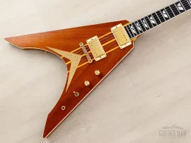 1993 Fernandes Burny V-155 Neck Through Flying V Mahogany w/ Ebony Board