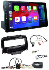 Автомагнитола для Toyota Aygo 2014–2021 Pioneer Bluetooth, DAB, USB, поддержка кнопок на руле