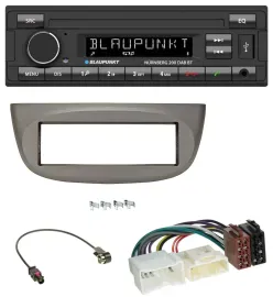 Blaupunkt USB DAB MP3 Bluetooth Autoradio für Renault Twingo ab 2012 beige-grau