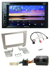 Pioneer Bluetooth 2DIN USB DVD DAB Lenkrad Autoradio für SSangYong Rexton Telefo