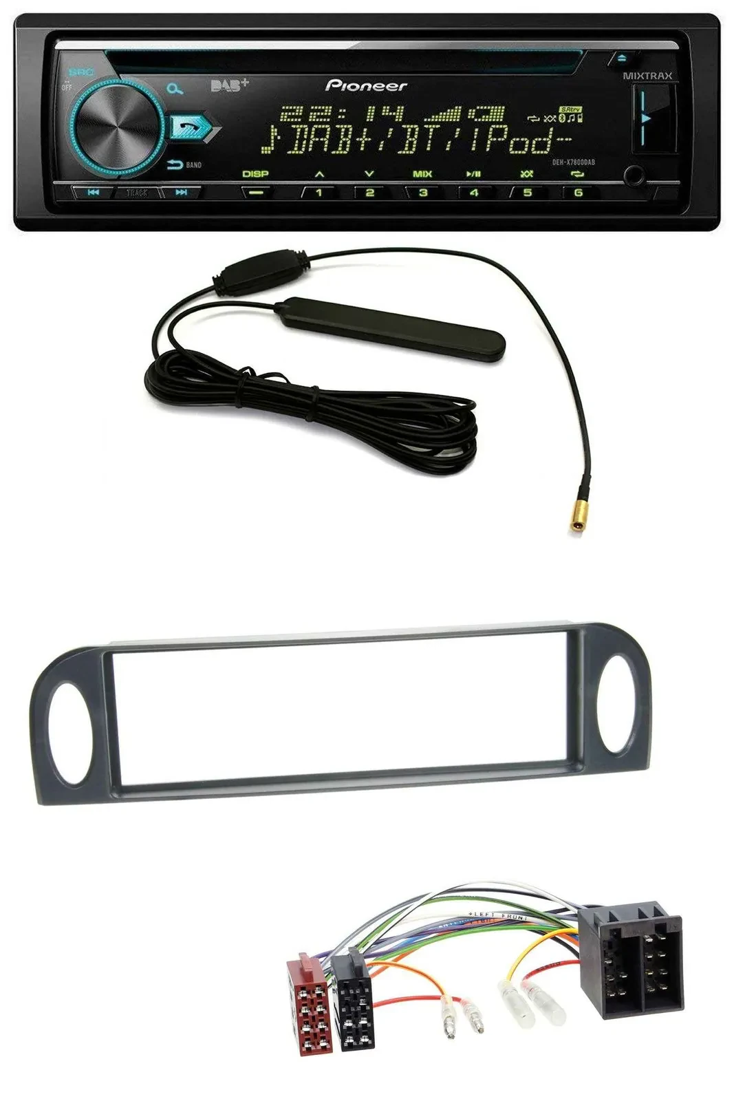 Автомагнитола Pioneer CD/MP3, DAB, USB, AUX для Citroen C5 (до 2004)