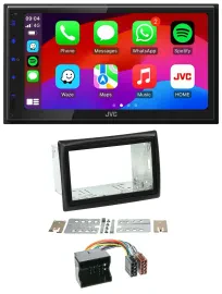 JVC Bluetooth 2DIN MP3 DAB USB Autoradio für Renault Megane 2009-2010