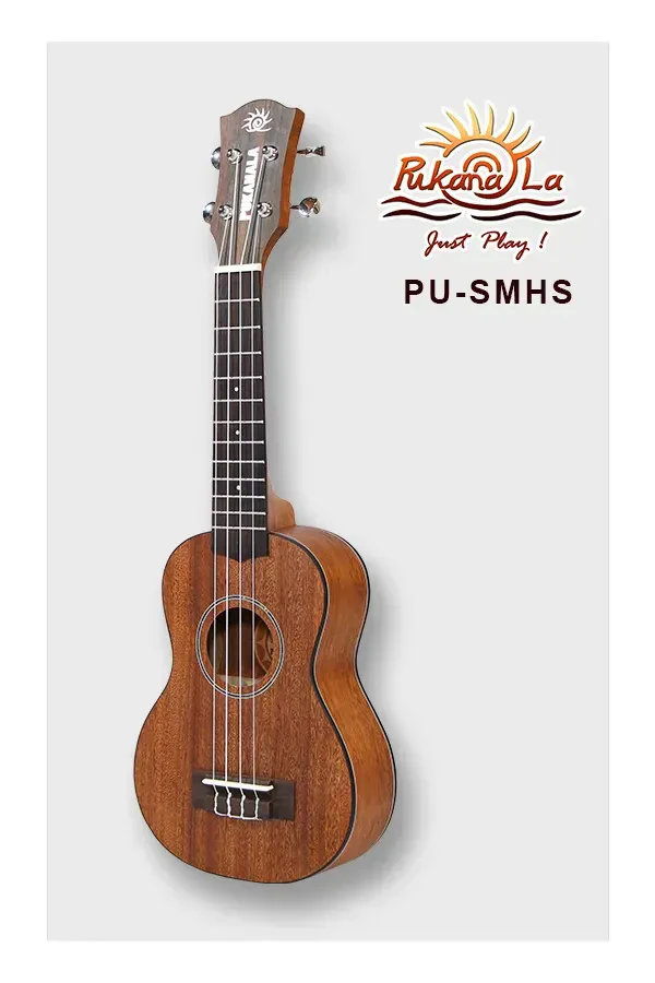 Укулеле Pukanala PU-SMHS сопрано, цельная верхняя дека сапеле