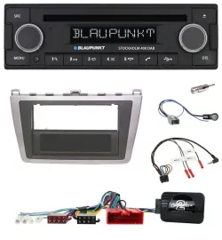 Автомагнитола для Mazda 6 (2008–2012) Blaupunkt Bluetooth DAB CD USB серебристо-чёрная