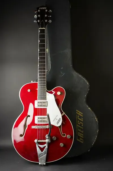 Электрогитара полуакустическая Gretsch G6119 Tennesse Rose Deep Cherry Stain w/case Japan 2001