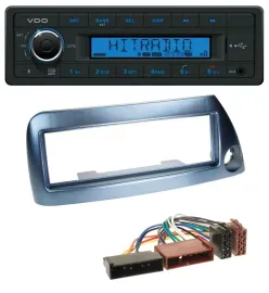 VDO AUX Bluetooth USB MP3 Autoradio für Ford Ka bis 2008 blau-metallic