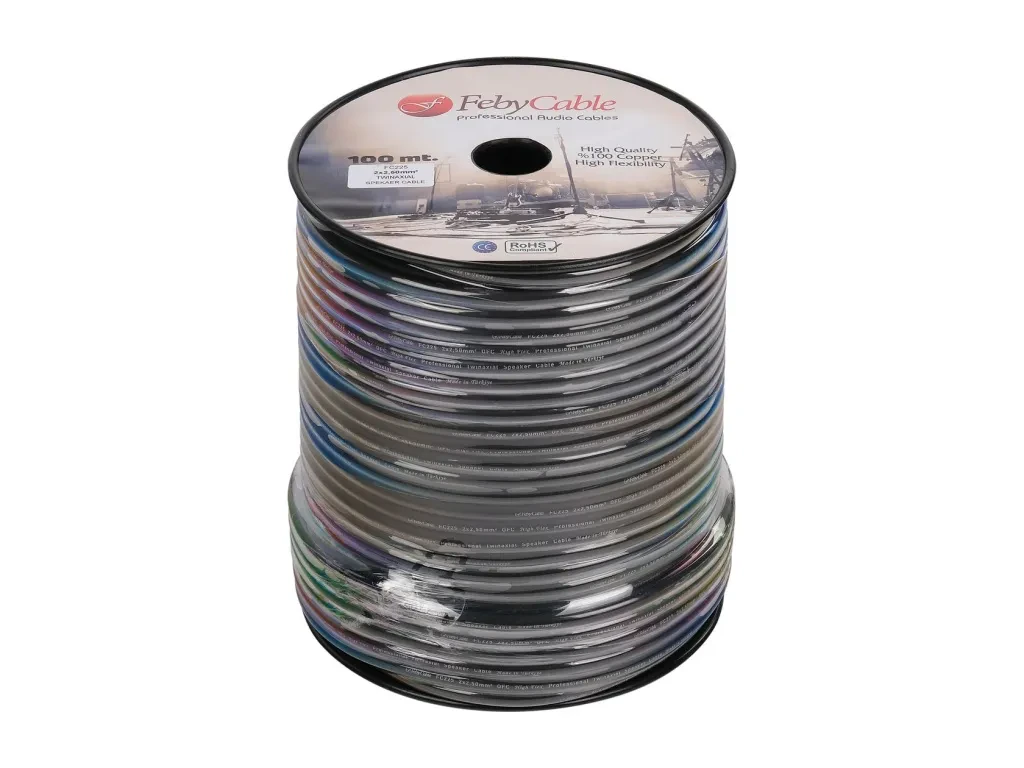 Кабель в бухте Feby Cable FC225BK-50 Black 50 м