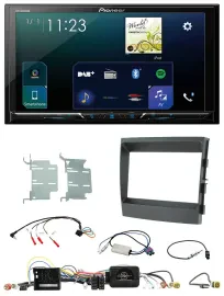 Автомагнитола для Porsche Panamera 2009–2016 Pioneer 2DIN, Bluetooth, USB, DAB, поддержка кнопок на руле