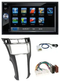 Blaupunkt SD Bluetooth 2DIN MP3 USB AUX Autoradio für Toyota Yaris (2007-2011)