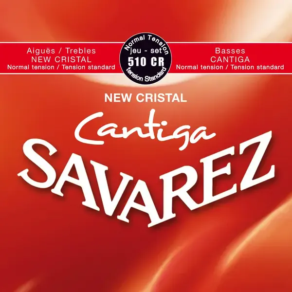 Струны для классической гитары Savarez 510CR 29-43 New Cristal Cantiga Normal Tension