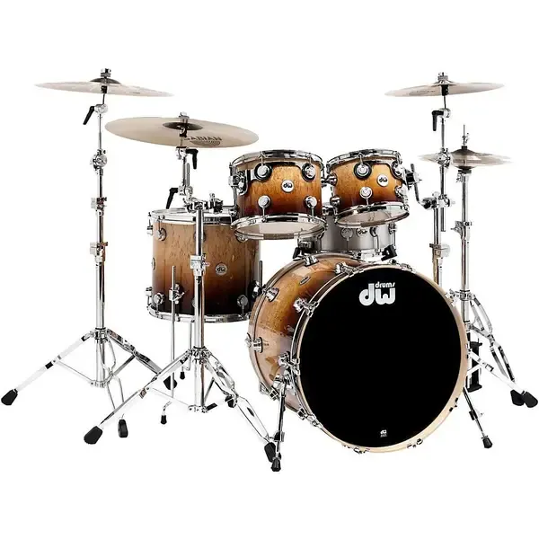 Ударная установка акустическая DW Collector's Series 4-Piece Shell Pack Burnt Toast Fade Chrome Hardware