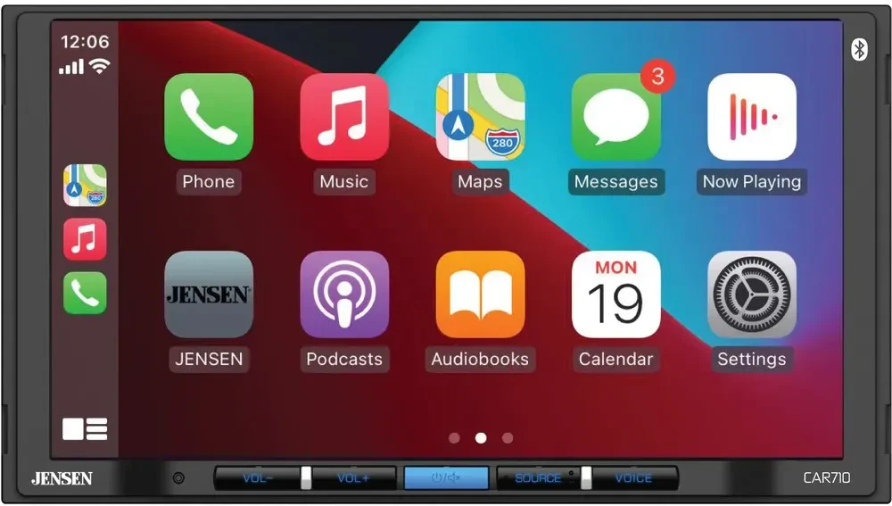 Автомагнитола Jensen CAR710-4 7" 2-DIN сенсорный экран