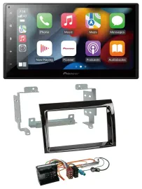 Pioneer DAB Bluetooth 2DIN USB MP3 Autoradio für Citroen Jumper 2006-2011 Piano