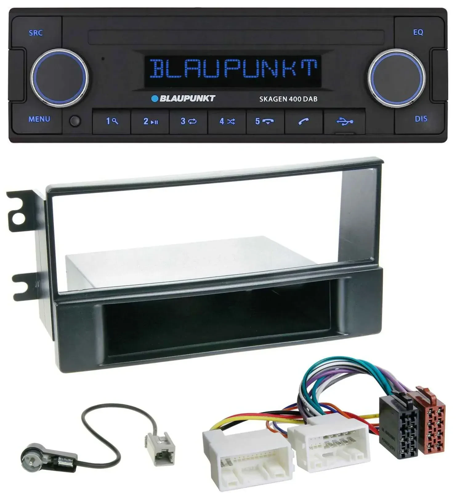 Blaupunkt DAB USB Bluetooth MP3 Autoradio für Kia Sportage II 08-10 neue Verkabe
