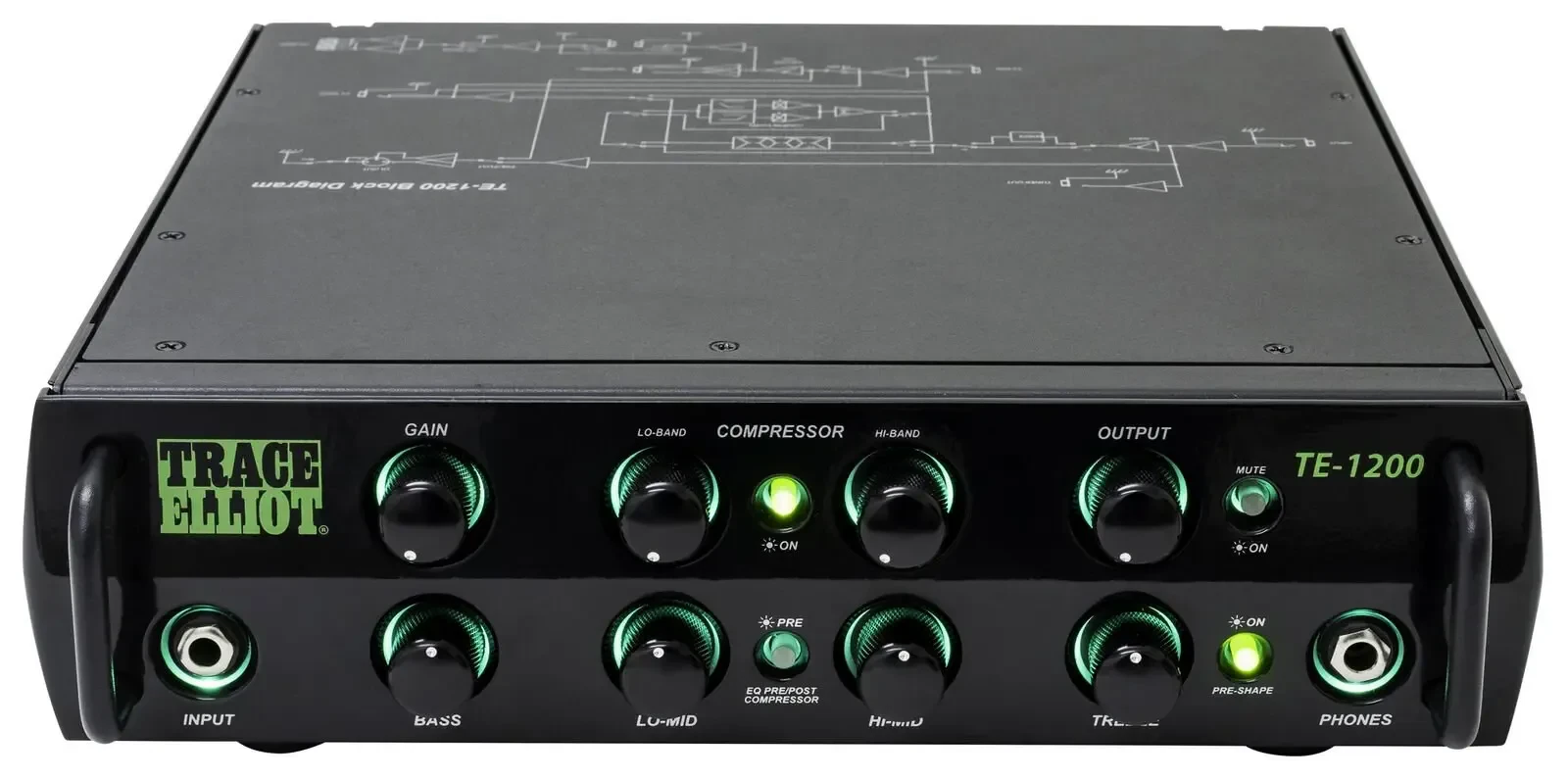 Усилитель для бас-гитары Trace Elliot TE-1200 Bass Amplifier Head
