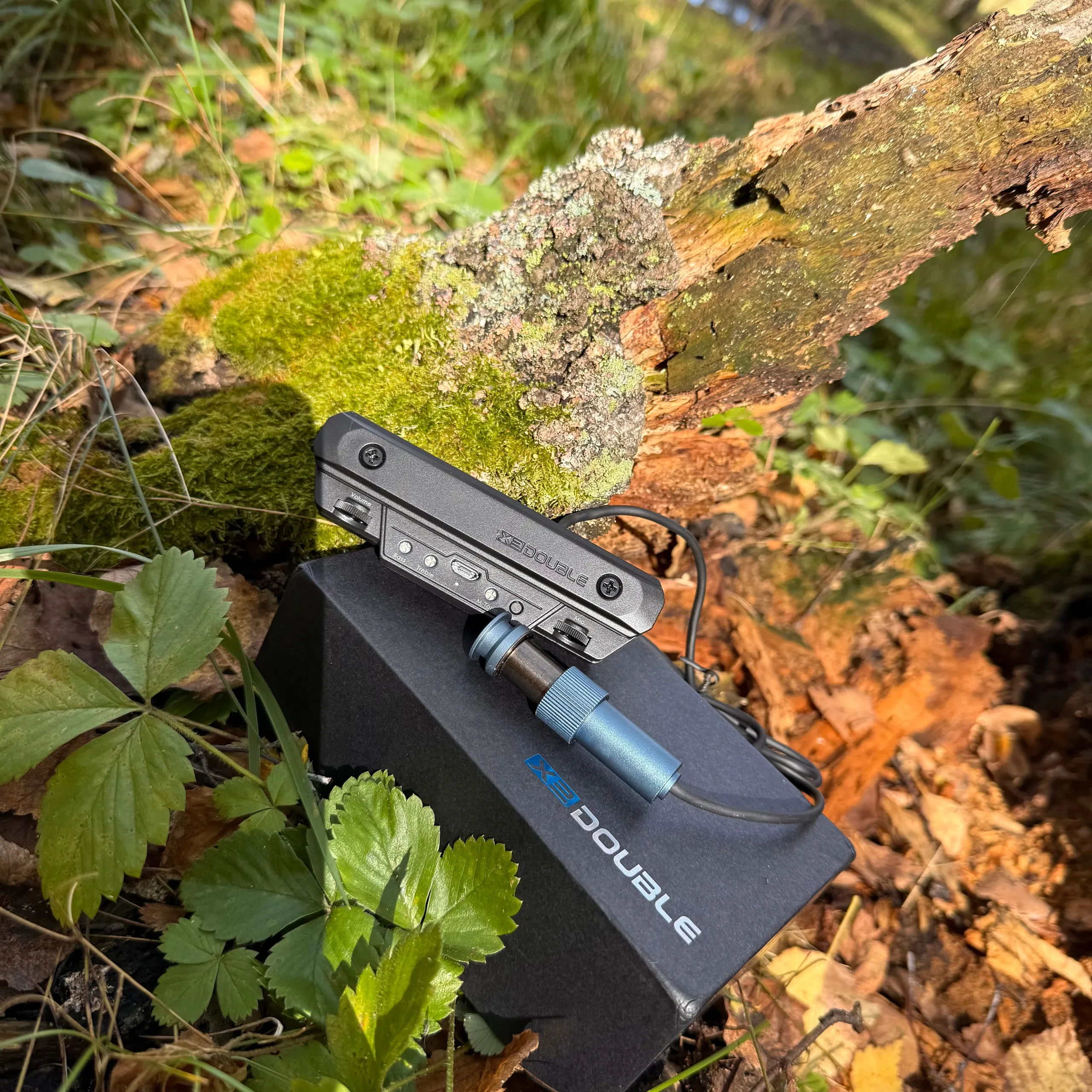 Звукосниматель для акустической гитары X2 DOUBLE X0 BLK