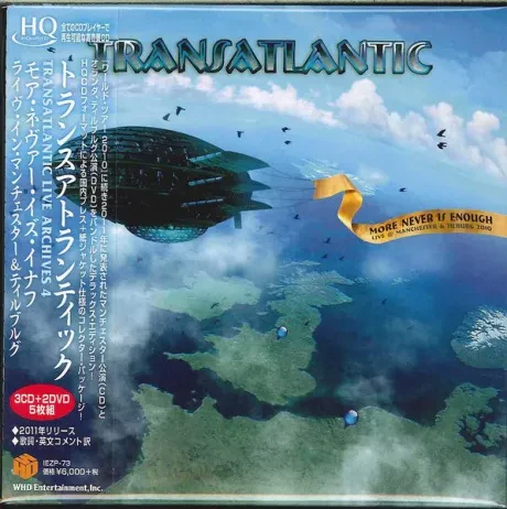 TRANSATLANTIC - More Never Is Enough - Live @ Manchester And Tilburg 2010 (3CD+2DVD, Japan)