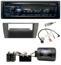 Alpine USB Bluetooth DAB Lenkrad Autoradio für Jaguar X-Type S-Type 2003-2008