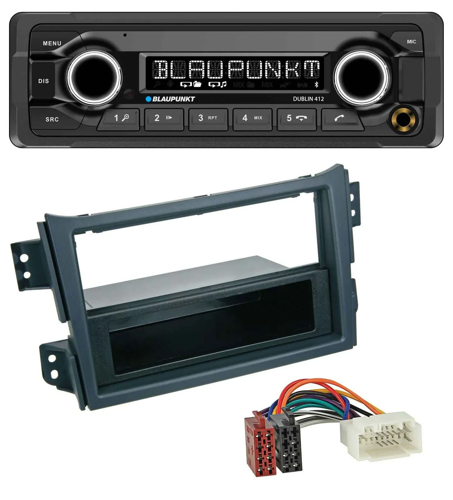 Blaupunkt MP3 Bluetooth USB AUX Autoradio für Opel Agila B 2008-2014 Suzuki Spla