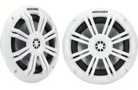 Б/У Пассивная акустическая система KICKER 49KM604W 6.5", 2-way, 100W RMS, коаксиальная, для морского применения
