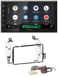 Kenwood DAB Bluetooth USB MP3 2DIN Autoradio für Nissan Note (2005-2013)