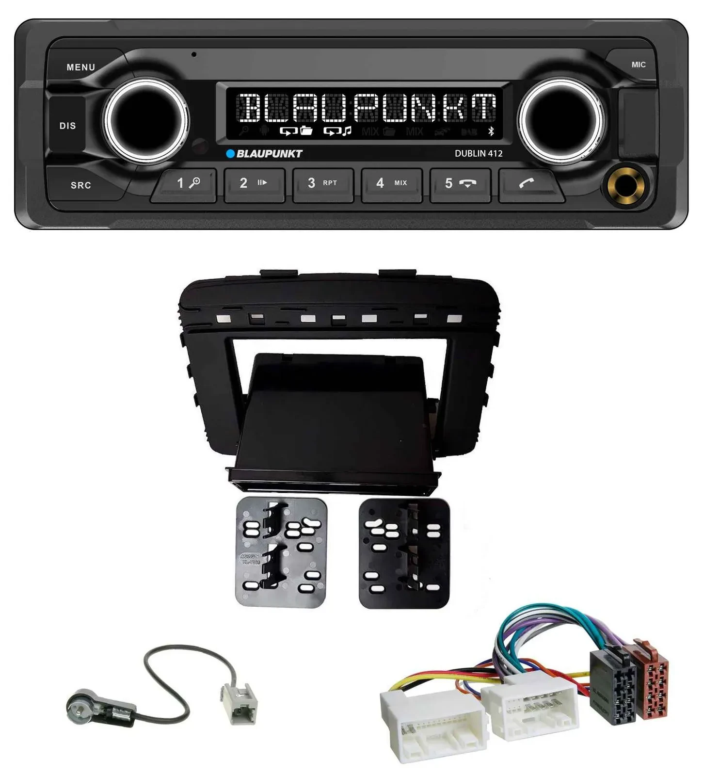 Автомагнитола Blaupunkt MP3, Bluetooth, USB, AUX для Kia Sorento (UM, с 03/2015)