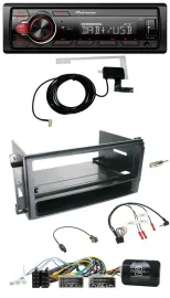 Автомагнитола для Chrysler/Dodge/Jeep Pioneer 1-DIN, DAB, USB, MP3, поддержка управления с руля