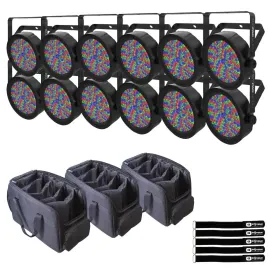 Светодиодный прибор Chauvet DJ SlimPAR 56 ILS RGB LED с чехлом (12 штук)