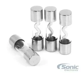 Belva BAGU100 4 Pack of 100A Nickel-Plated AGU Fuse (100 Amp Fuses)