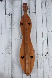 McSpadden Standard Dulcimer 4 String Flathead Hourglass Dulcimer with Gig Bag