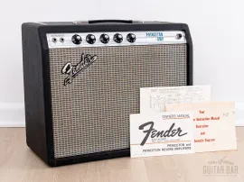1970 Fender Princeton Non-Reverb Silverface Vintage Guitar Tube Amp