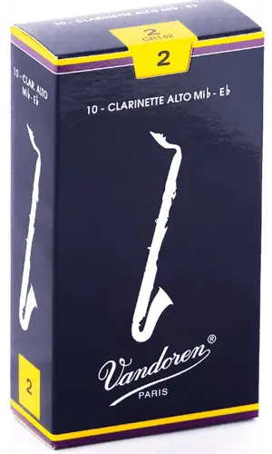 Vandoren Трость для кларнета-альт, Eb CR-142 (№ 2), серия Traditional, упаковка 10 штук