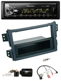 Pioneer Bluetooth USB DAB Lenkrad Autoradio für Opel Agila B Suzuki Splash 2008-