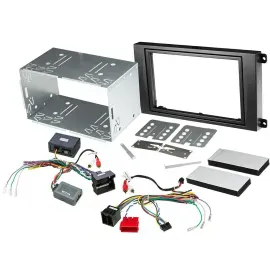 2008-2010 Porsche Cayenne Scosche PE8004SRB Double-DIN Dash Kit (Black)