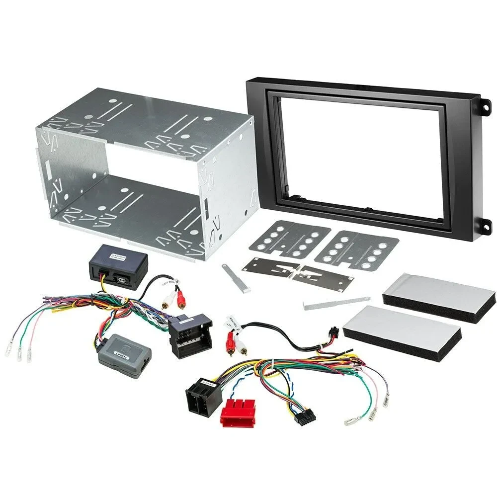 2008-2010 Porsche Cayenne Scosche PE8004SRB Double-DIN Dash Kit (Black)