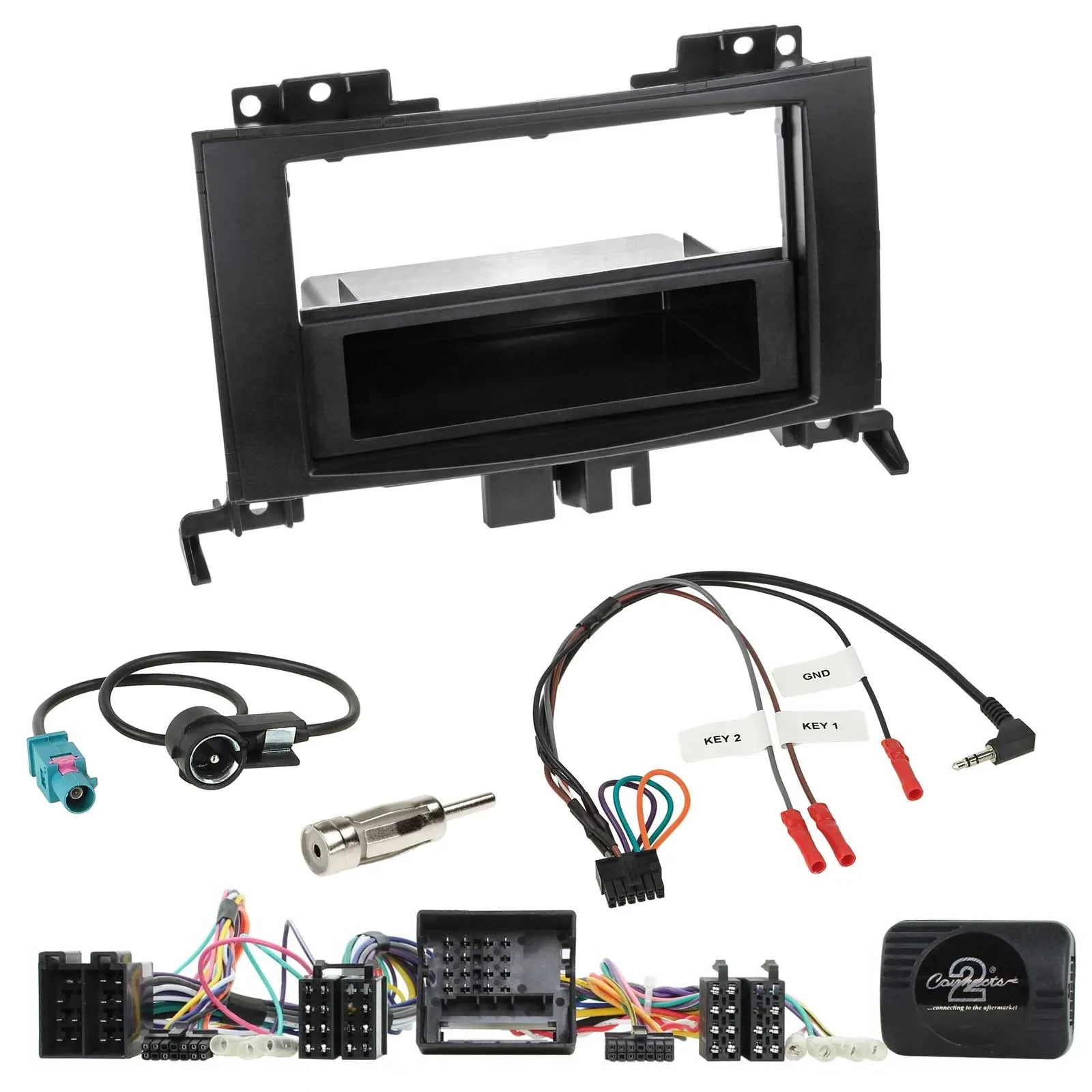 Radioset Lenkradadapter DIN Autoradio für Mercedes Sprinter W906 06-18 Audio 5 2